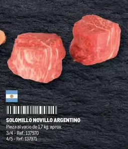 Oferta de Solomillo Novillo Argentino en Makro