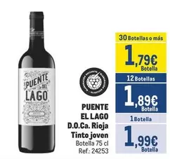 Oferta de Puente del Lago - D.o.ca. Rioja Tinto Joven por 1,99€ en Makro