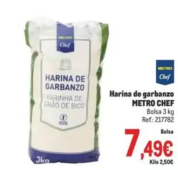 Oferta de Chef - Harina De Garbanzo por 7,49€ en Makro