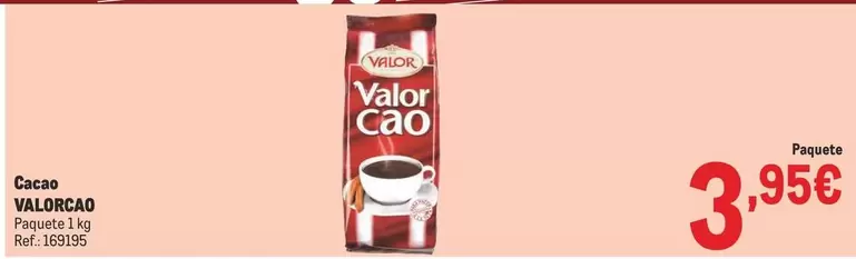 Oferta de Valorcao - Cecao por 3,95€ en Makro