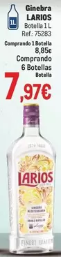 Oferta de Larios - Ginebra por 7,97€ en Makro
