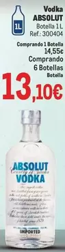 Oferta de Absolut - Vodka por 13,1€ en Makro