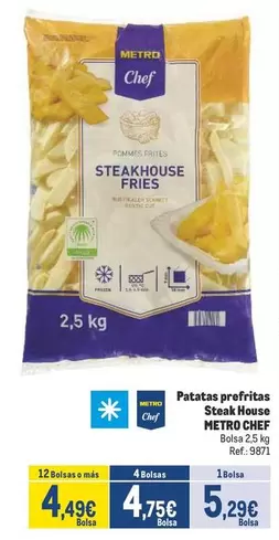 Oferta de Patatas Prefritas Steak House por 4,49€ en Makro