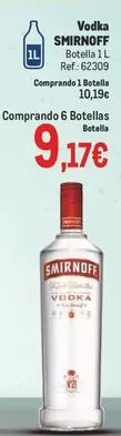 Oferta de Smirnoff - Vodka por 9,17€ en Makro