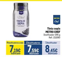 Oferta de Chef - Tinta Sepia por 8,45€ en Makro