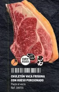 Oferta de Chuletón Vaca Frisona Con Hueso Porcionado en Makro