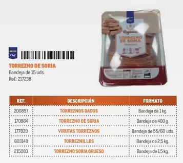 Oferta de Chef - Bandeja De 15 Uds. en Makro