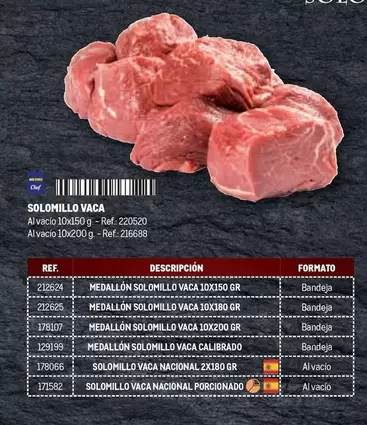 Oferta de Chef - Solomillo Vaca en Makro