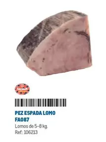 Oferta de Salvaje - Lomo De Peco Espada Lomo en Makro