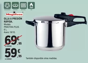Oferta de Magefesa - Olla A Presion Rapida por 59,95€ en E.Leclerc
