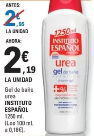 Oferta de Instituto Español - Gel De Bano por 2,19€ en E.Leclerc