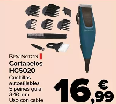 Oferta de Remington - Cortapelos HC5020 por 16,99€ en Carrefour