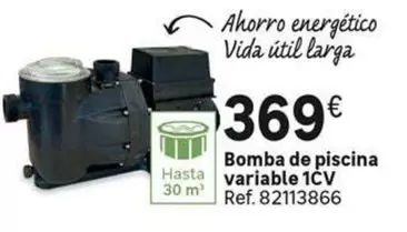 Oferta de Bomba De Piscina Variable 1cv por 369€ en Leroy Merlin