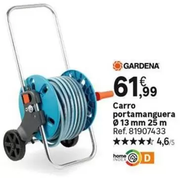 Oferta de Gardena - Carro Portamanguera Ø13 Mm 25 M  por 61,99€ en Leroy Merlin