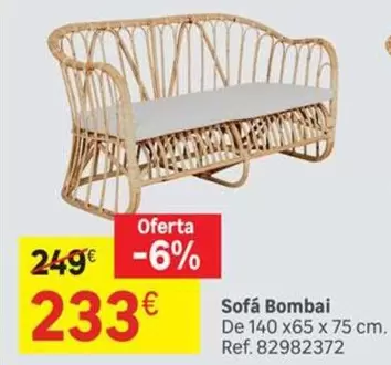 Oferta de Sofá Bombai por 233€ en Leroy Merlin