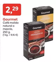 Oferta de Gourmet - Café Molido Natural O Mezcla por 2,29€ en Suma Supermercados