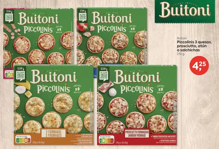 Oferta de Buitoni - Piccolinis por 4,29€ en Suma Supermercados