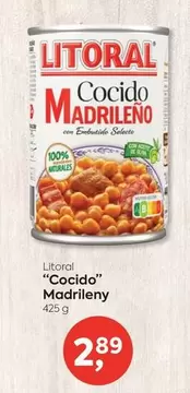 Oferta de Litoral -  "Cocido" por 2,89€ en Suma Supermercados