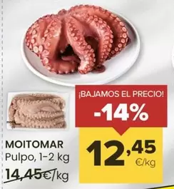 Oferta de Moitomar - Pulpo por 12,45€ en Autoservicios Familia