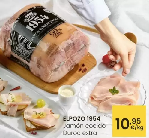 Oferta de Elpozo 1954 - Jamón Cocido Duroc Extra por 10,95€ en Eroski