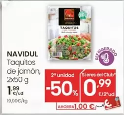 Oferta de Navidul - Taquitos De Jamón por 1,99€ en Eroski