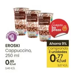 Oferta de Eroski - Capuccino por 0,85€ en Eroski