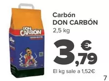 Oferta de Carbón por 3,79€ en Carrefour Market
