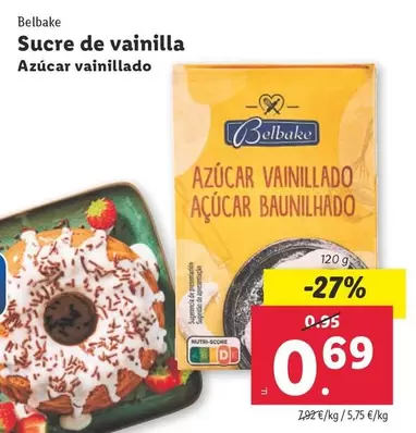 Oferta de Belbake - Azúcar Vainillado por 0,69€ en Lidl