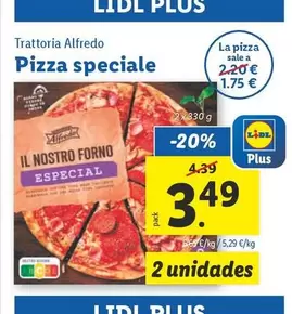 Oferta de Trattoria Alfredo - Pizza Speciale por 3,49€ en Lidl