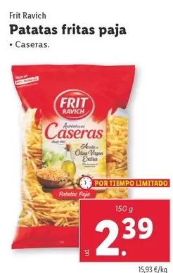 Oferta de Frit Ravich - Patatas Fritas Paja por 2,39€ en Lidl