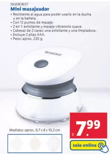 Oferta de SilverCrest - Mini Masajeador por 7,99€ en Lidl