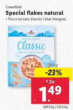 Oferta de Crownfield - Special Flakes Natural por 1,49€ en Lidl