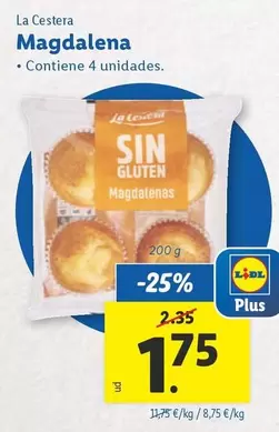 Oferta de La Cestera - Magdalena por 1,75€ en Lidl