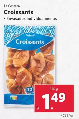 Oferta de La Cestera - Croissants por 1,49€ en Lidl