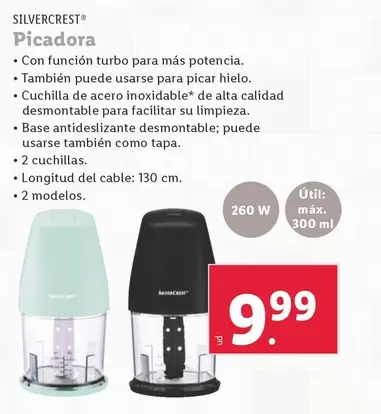 Oferta de SilverCrest - Picadora por 9,99€ en Lidl