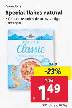 Oferta de Crownfield - Special Flakes Natural por 1,49€ en Lidl