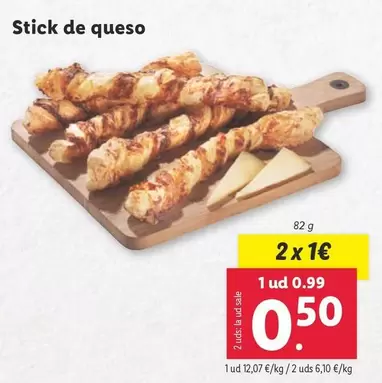 Oferta de Stick De Queso por 0,99€ en Lidl