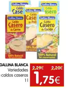 Oferta de Gallina Blanca - Caldos Caseros por 1,75€ en Dicost