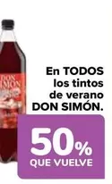 Oferta de Don Simón - En Todos  Los Tintos  De Verano en Carrefour