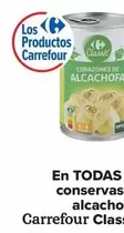 Oferta de Carrefour Classic - En Todas Las Conservas De Alcachofas en Carrefour