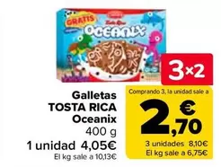 Oferta de Tosta Rica - Galletas Oceanix en Carrefour
