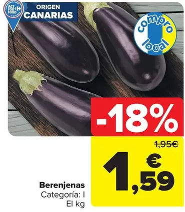 Oferta de Berenjena  por 1,59€ en Carrefour