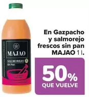 Oferta de Majao - En Gazpacho Y Salmorejo Frescos Sin Pan 1 L en Carrefour