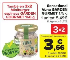Oferta de Garden Gourmet - Sensational Vuna en Carrefour