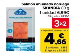 Oferta de Skandia - Salmón Ahumado Noruego  en Carrefour