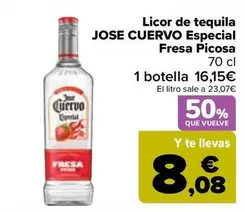 Oferta de Jose Cuervo - Licor De Tequila Especial Fresa Picosa por 16,15€ en Carrefour