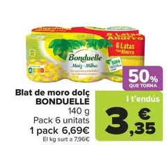 Oferta de Bonduelle - Maíz Dulce  por 5,95€ en Carrefour