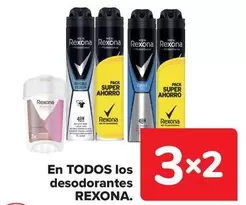 Oferta de Rexona - Desodorantes en Carrefour