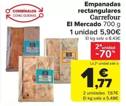 Oferta de Carrefour - Empanadas Rectangulares El Mercado en Carrefour