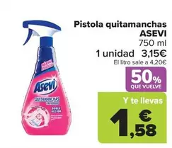 Oferta de Asevi - Pistola Quitamanchas por 3,15€ en Carrefour